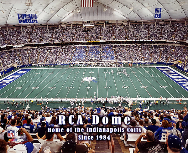 Indianapolis Colts RCA Dome Gameday "Home of the Colts Since 1984" Premium Poster - Photofile 2005