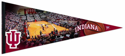 Indiana Hoosiers Basketball Assembly Hall Game Night XL-Size Premium Felt Pennant - Wincraft Inc.
