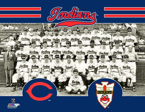 Cleveland Indians 1948 World Series Champions Team Portrait Premium Po –  Sports Poster Warehouse