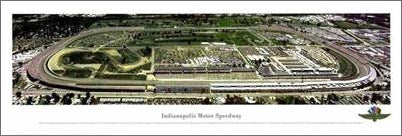 Indianapolis Motor Speedway Panoramic Poster Print - Blakeway 2000