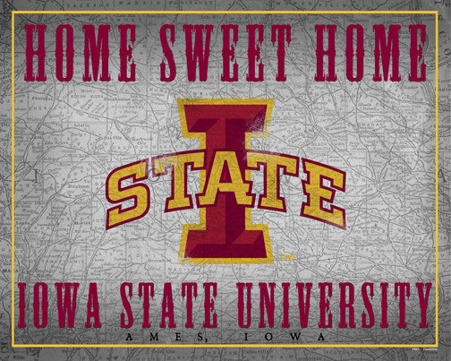 Iowa State Cyclones "Home Sweet Home" Premium Poster Print - ProGraphs Inc.