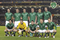Republic of Ireland Football Matchday Team Portrait (2012) - GB Eye