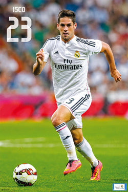Isco "Game Night" Real Madrid CF Official La Liga Soccer Poster - G.E. (Spain)