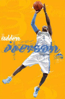 Allen Iverson "Acrobat" Denver Nuggets NBA Action Poster - Costacos 2008