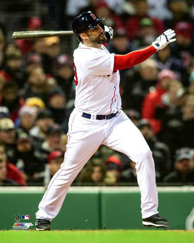 JD Martinez "Super Slugger" Boston Red Sox Premium MLB Poster Print - Photofile 16x20