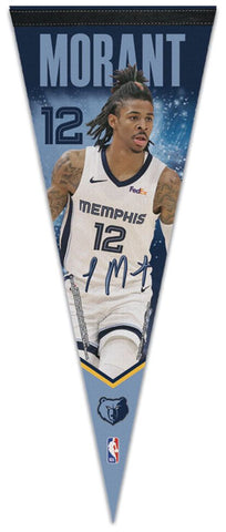 Ja Morant Memphis Grizzlies Signature-Series Premium Felt NBA Collector's Pennant - Wincraft