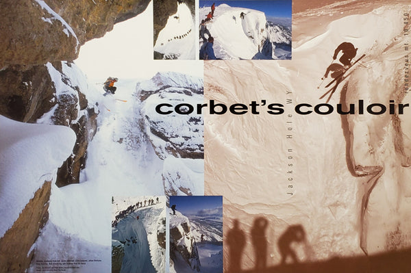 Jackson Hole "Corbet's Couloir" Skiing Poster - Focus Productions