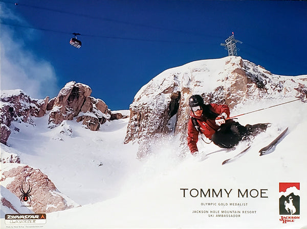 Jackson Hole Skiing Poster Featuring Olympic Gold Medalist Tommy Moe - Focus Productions 2006