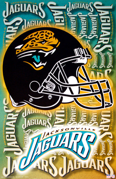 Jacksonville Jaguars Official NFL Football Team Logo Poster - Starline Inc.