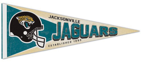 Jacksonville Jaguars NFL Retro-1990s-Style Premium Felt Collector's Pennant - Wincraft Inc.