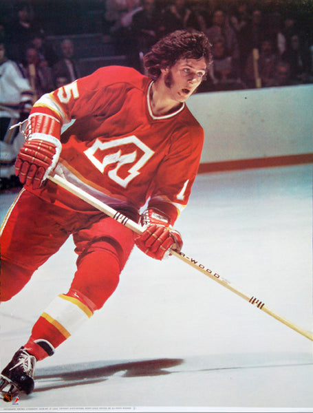 Jacques Richard Atlanta Flames NHL Action Portnoy Collection Poster - Sports Posters Inc. 1973