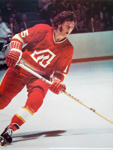 Jacques Richard Atlanta Flames NHL Action Portnoy Collection Poster - Sports Posters Inc. 1973