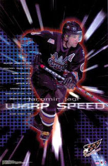 Jaromir Jagr "Warp Speed" Washington Capitals Poster - Starline 2002