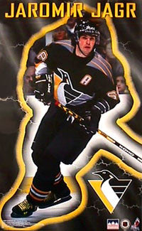 Jaromir Jagr "Glow" Pittsburgh Penguins Poster - Starline Inc. 1998