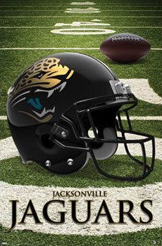 Jacksonville Jaguars Official NFL Helmet Logo Poster – Sports Poster  Warehouse