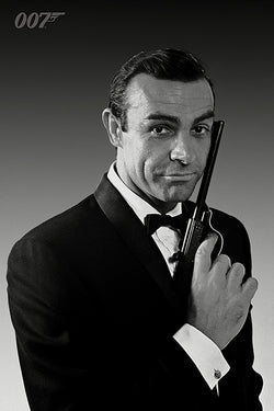 James Bond Sean Connery Tuxedo and Pistol c.1963 Poster - Pyramid International