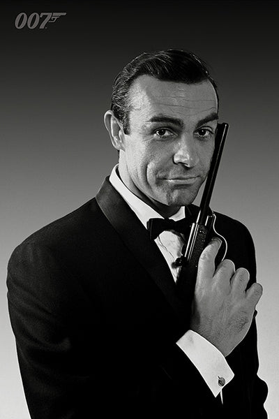James Bond Sean Connery Tuxedo and Pistol c.1963 Poster - Pyramid International