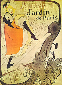 Jane Avril - Jardin de Paris (1893) by Toulouse-Lautrec - Eurographics
