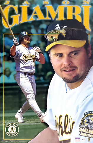 Jason Giambi "Oakland Star" Oakland A's MLB Action Poster - Starline 2001