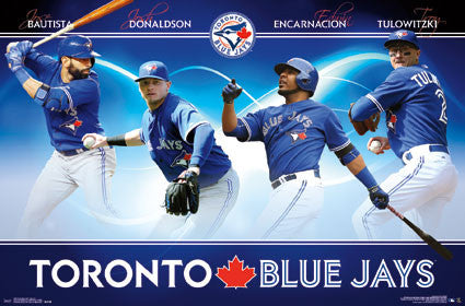 Toronto Blue Jays "Murderer's Row" Poster (Jose Bautista, Encarnacion, Josh Donaldson, Tulowitzki)