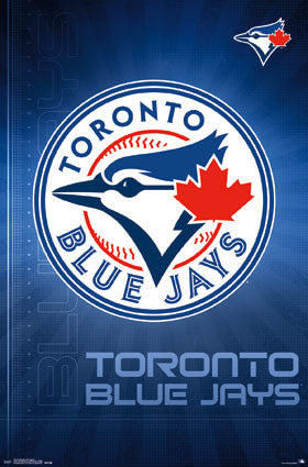 Toronto Blue Jays Official MLB Baseball Team Logo Poster - Trends International