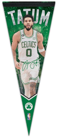 Jayson Tatum Boston Celtics Signature-Series Premium Felt NBA Collector's Pennant - Wincraft