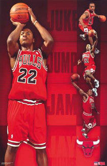 Michael Jordan Work of Art Chicago Bulls NBA Basketball Action Poste –  Sports Poster Warehouse
