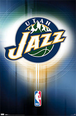 Utah Jazz Official NBA Logo Poster - Costacos Sports