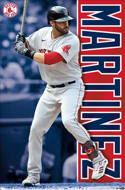 JD Martinez "Superstar" Boston Red Sox MLB Baseball Action Poster - Trends 2022