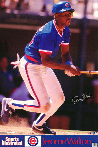 Jerome Walton "Dynamo" Chicago Cubs MLB Signature Series Poster - Marketcom Sports Illustrated 1989