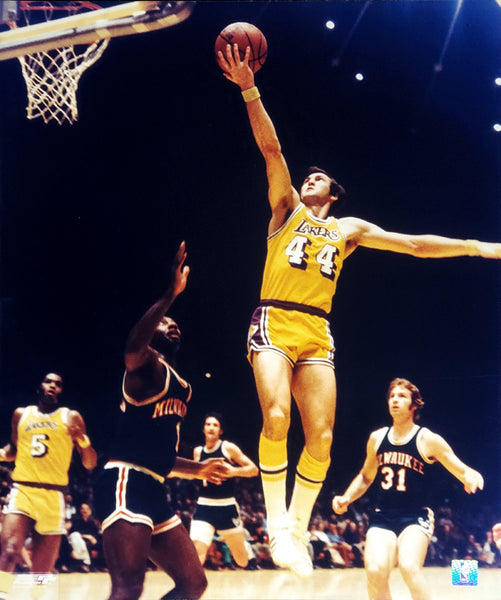 Jerry West "Laker Classic" (1972) Los Angeles Lakers Premium Poster Print - Photofile Inc.