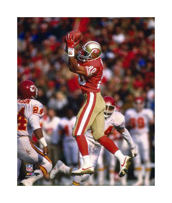 Jerry Rice "Work of Art" (c.1991) Giclee-on-Canvas - Photofile