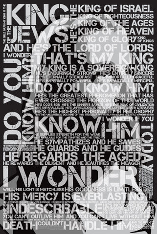 Jesus Christ "That's My King" Poster - Slingshot Publishing