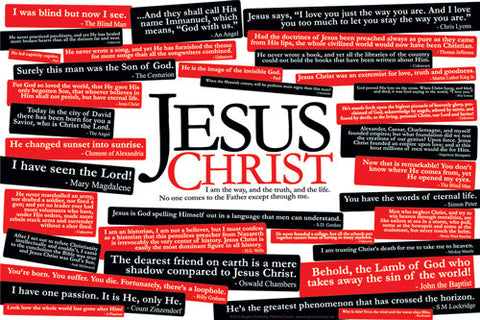 36 Quotes About Jesus Christ Poster - Slingshot Publishing