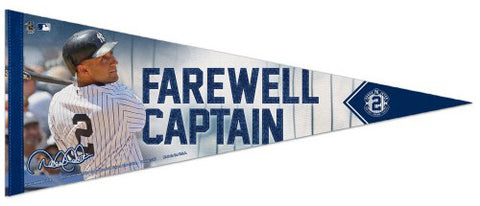 Derek Jeter "Farewell Captain" New York Yankees Premium Felt Collector's Pennant - Wincraft