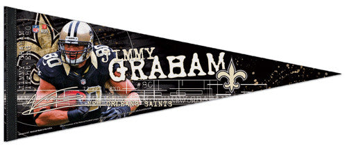 Jimmy Graham "Signature Series" Saints 2012 Premium Felt Pennant - Wincraft