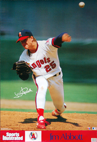 Jim Abbott Signature Series California Angels Sports Illustrated Action  Poster - Marketcom 1989 – Sports Poster Warehouse