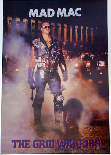 Jim McMahon "Mad Mac" (1986) Chicago Bears Vintage Original Poster - Costacos Brothers