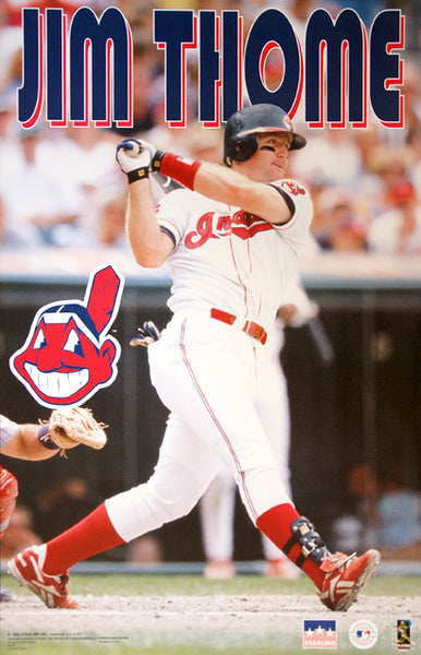 Jim Thome "Slam!" Cleveland Indians MLB Baseball Action Poster - Starline 1998