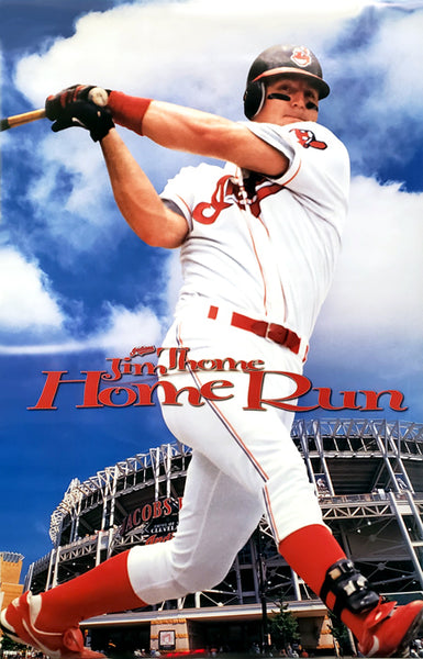 Jim Thome "Home Run" Cleveland Indians Poster - Costacos 1999