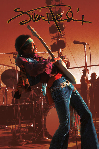 Jimi Hendrix "Woodstock Hero" Music Legend Poster - Aquarius Images Inc.