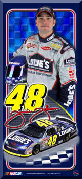 Jimmie Johnson "#48 Glory" Door-Sized Wall Banner Poster - Racing Reflections 2003