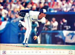 Jimmy Key "Superstar" Toronto Blue Jays MLB Baseball Action Poster - Victory Productions 1990