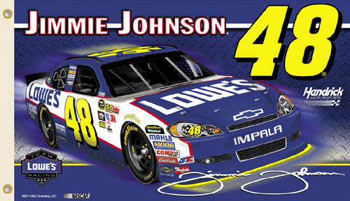 Jimmie Johnson "Jimmie Nation" (2011) 3'x5' Flag - BSI