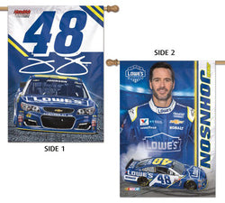 Jimmie Johnson Official NASCAR Lowe's #48 Two-Sided Wall Banner - Wincraft