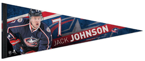 Jack Johnson "Superstar" Columbus Blue Jackets Premium Felt Collector's Pennant - Wincraft 2013