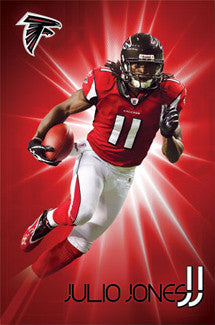 Julio Jones "Shining Star" Atlanta Falcons Poster - Costacos 2011