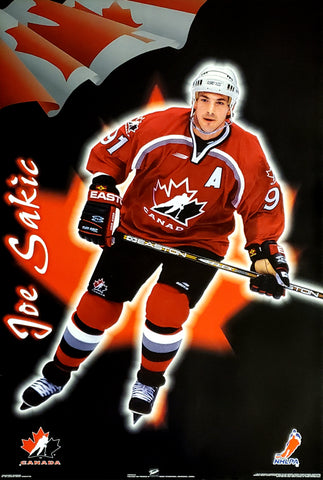 Joe Sakic Team Canada 1998 Hockey Action Poster - Trends International