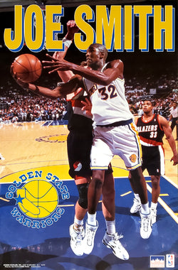 Joe Smith "Action" Golden State Warriors NBA Action Poster - Starline 1996