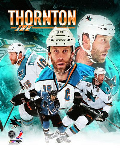Joe Thornton "Superstar" San Jose Sharks Premium Poster Print - Photofile 16x20